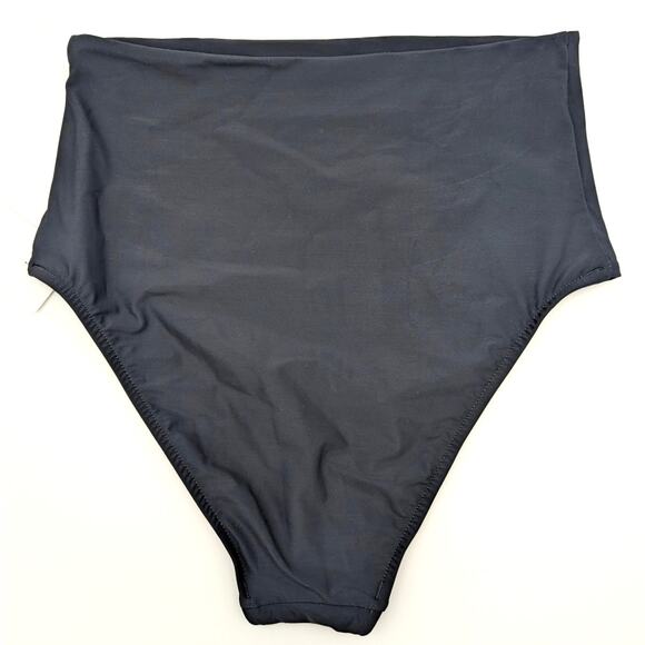 Bondi Born Women's Aries Sculpteur Bikini Bottom High Cut Style Black Size M - Picture 7 of 8